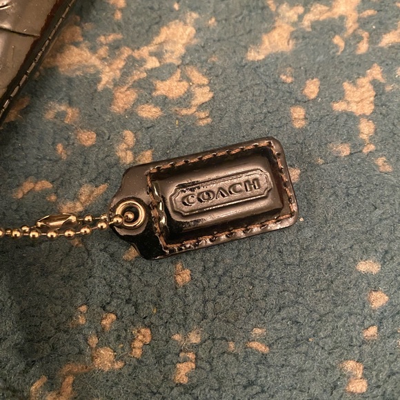 Patent Leather Coach Wristlet - Picture 4 of 7